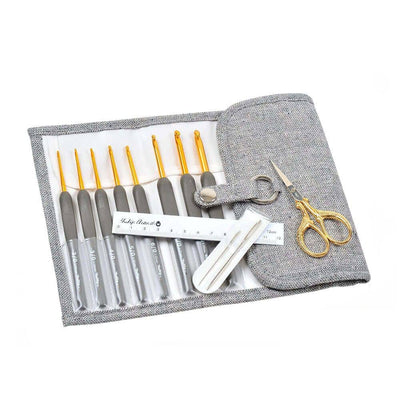 Tulip Etimo Crochet Hook Set- Premium Gold | Yarn Worx