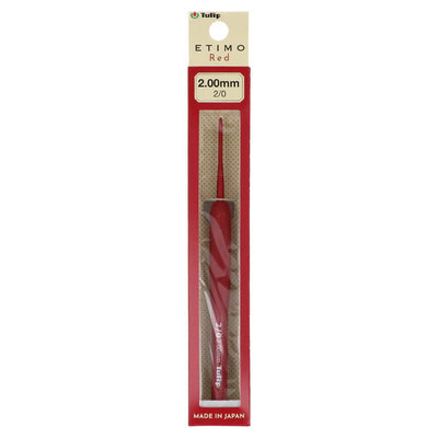 Tulip Red Crochet Hooks 2.0mm