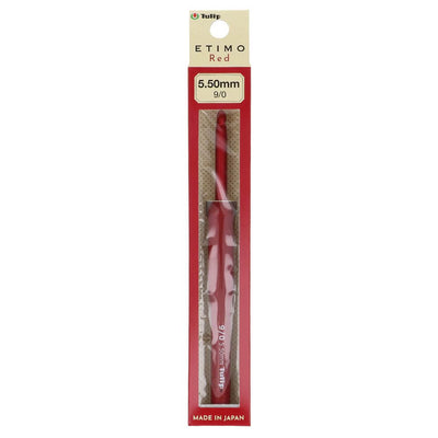 Tulip Etimo - Red Crochet Hooks 5.50mm | Yarn Worx