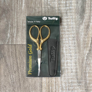Tulip Yarn Scissors - Premium Gold | Yarn Worx