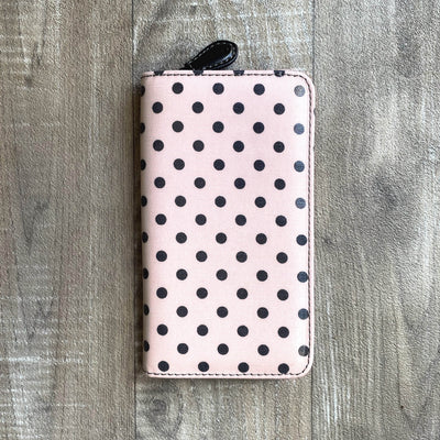 Tulip Sucre Pink & Black Dot Crochet Hook Carry Case | Yarn Worx