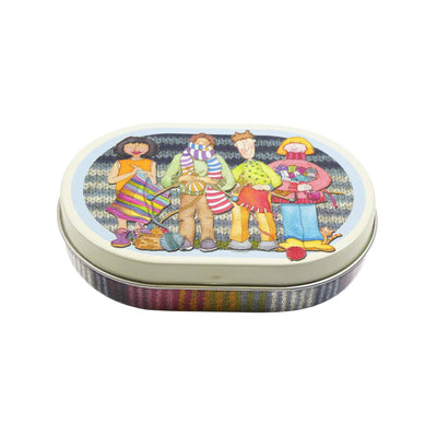 Emma Ball - The Yarn Club Mini Hinged Oval Tin | Yarn Worx