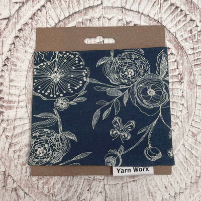 Yarn Snugs - Blue Floral | Yarn Worx