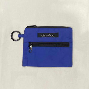 ChiaoGoo - Shortie Accessory Pouch - Blue Nylon | Yarn Worx