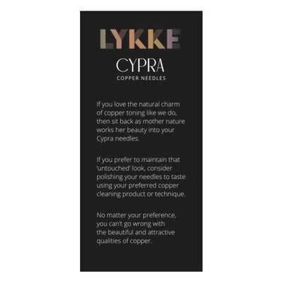 LYKKE - Cypra Copper Interchangeable Needle Set - 3.5" | Yarn Worx