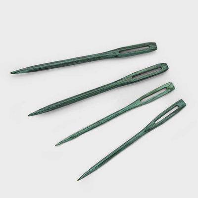 KnitPro - Mindful Teal Wooden Darning Needles | Yarn Worx